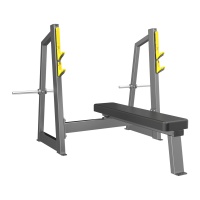 Скамья-стойка для жима штанги лежа (Olympic Bench) (Арт. A-3043)