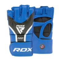 Перчатки RDX Grappling Aura Plus T-17 M син/черн. (арт. GGR-T17UB-M+)